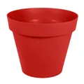Pot Toscane rouge rubis 80cm EDA
