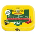 Filets e Sardines Huile d'Olive Vierge Extra de Piments Bio PARMENTIER
