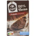 Cacao en poudre 100% cacao CARREFOUR ORIGINAL