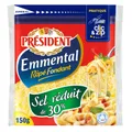 Fromage Râpé Emmental Réduit en Sel -30% PRESIDENT