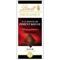 Tablette de chocolat noir piment rouge EXCELLENCE LINDT