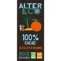 Tablette de chocolat cacao orange Bio ALTER ECO