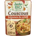 Plat cuisiné couscous aux légumes du soleil Bio JARDIN BIO ETIC