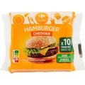Fromage Cheddar pour Hamburger CARREFOUR CLASSIC'