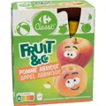 Compotes pomme abricot CARREFOUR CLASSIC'