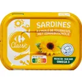 Sardines à l'huile de tournesol CARREFOUR CLASSIC'