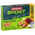 Pâtes de fruits Sport abricot banane fruits rouges ANDROS