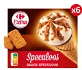 Glaces cônes spéculoos CARREFOUR EXTRA
