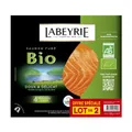 Saumon fumé au bois de hêtre bio LABEYRIE