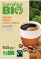 Café bio en grains Mexico 100% arabica CARREFOUR BIO