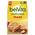 Biscuits petit déjeuner moelleux à la fraise Belvita LU