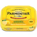 Sardines à huile de tournesol & citron PARMENTIER