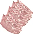 Viande de porc : côtes échine