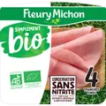 Jambon conservation sans nitrite Simplement BIO FLEURY MICHON