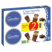 Biscuits crêpes dentelles chocolat GAVOTTES