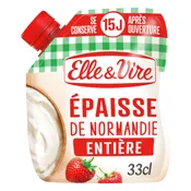 Crème Fraiche Épaisse Entière  ELLE & VIRE