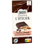 Chocolat noir ganache praliné amande NESTLE LES RECETTES DE L'ATELIER