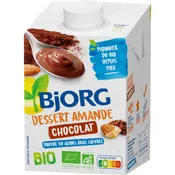 Crème dessert amande chocolat bio BJORG