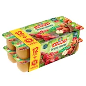 Compote Pomme Nature Et Pomme Fraise ANDROS