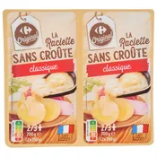 Fromage en Tranches à Raclette Classique Sans Croûte CARREFOUR