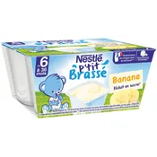 Desserts bébé dès 6 mois banane NESTLE P'TIT BRASSE