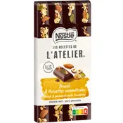 Tablette de chocolat muesli amandes et noisettes NESTLE LES RECETTES DE L'ATELIER