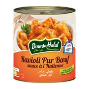 Plat cuisiné halal ravioli pur bœuf DOUNIA HALAL