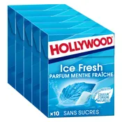 Chewing-gum à la menthe fraîche sans sucres Ice Fresh HOLLYWOOD