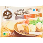 Fromage en Tranches à Raclette : 3 PoivresClassiqueFumée CARREFOUR ORIGINAL