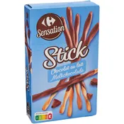 Biscuits Stick chocolat lait CARREFOUR SENSATION