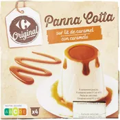Dessert Panna Cotta lit de caramel CARREFOUR ORIGINAL