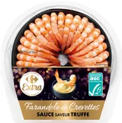 Crevettes ASC sauce truffe CARREFOUR EXTRA