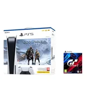 Console PlayStation 5 Standard + le jeu God of War : Ragnarok + le jeu Gran Turismo 7 SONY