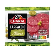 Carpaccio bœuf olives CHARAL