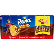 Biscuits fourrés au chocolat au blé complet Prince LU