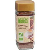 Café soluble Espresso Carrefour Bio