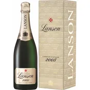 Champagne Brut Lanson Gold Label millésimé + Etui 2008