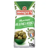 Olives vertes  ail & fines herbes MENGUY'S