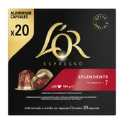 Café capsules Compatibles Nespresso splendente intensité 7 L'OR ESPRESSO