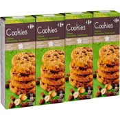 Cookies choco noisettes CARREFOUR