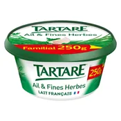 Fromage à tartiner Ail & Fines Herbes Format Familial TARTARE