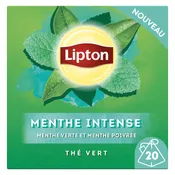 Thé vert menthe intense LIPTON
