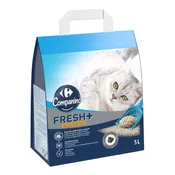 Litière pour chat Fresh+ agglomérant CARREFOUR COMPANINO