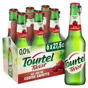 Bière Sans Alcool Aromatisée au jus de Cerise Griotte 00% TOURTEL TWIST