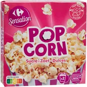 Pop Corn sucré CARREFOUR SENSATION
