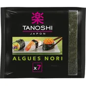 Algues Nori grillées pour sushis TANOSHI