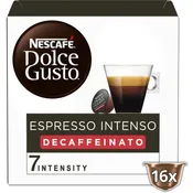 Café dosettes Compatible Dolce Gusto Espresso Intenso décaféiné intensité 7 DOLCE GUSTO