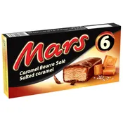 Barres glacées caramel beurre salé MARS