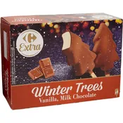 Glaces Christmas Trees chocolat au lait CARREFOUR EXTRA