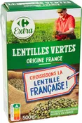 Lentilles vertes CARREFOUR EXTRA